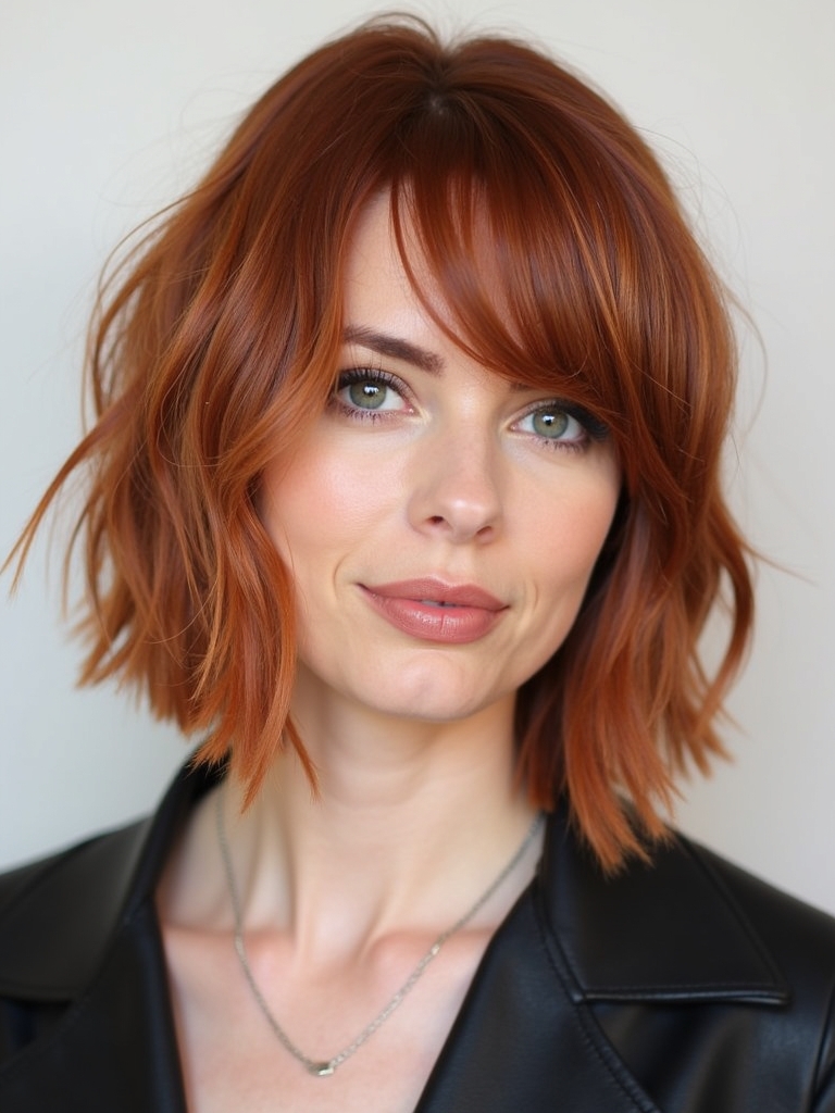 Copper Spice Bob 51 Captivating Copper Hair Color Ideas