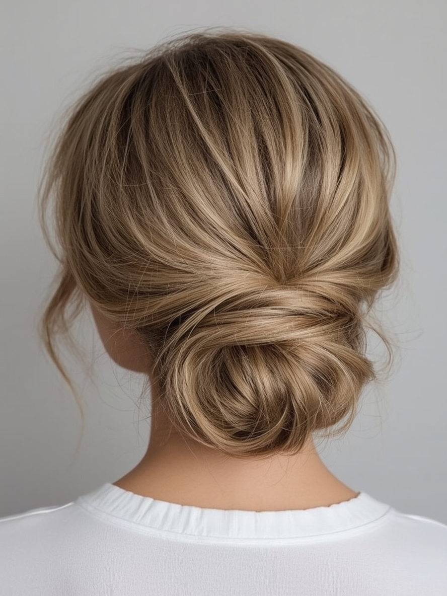 Glam Hair French Twist Variation