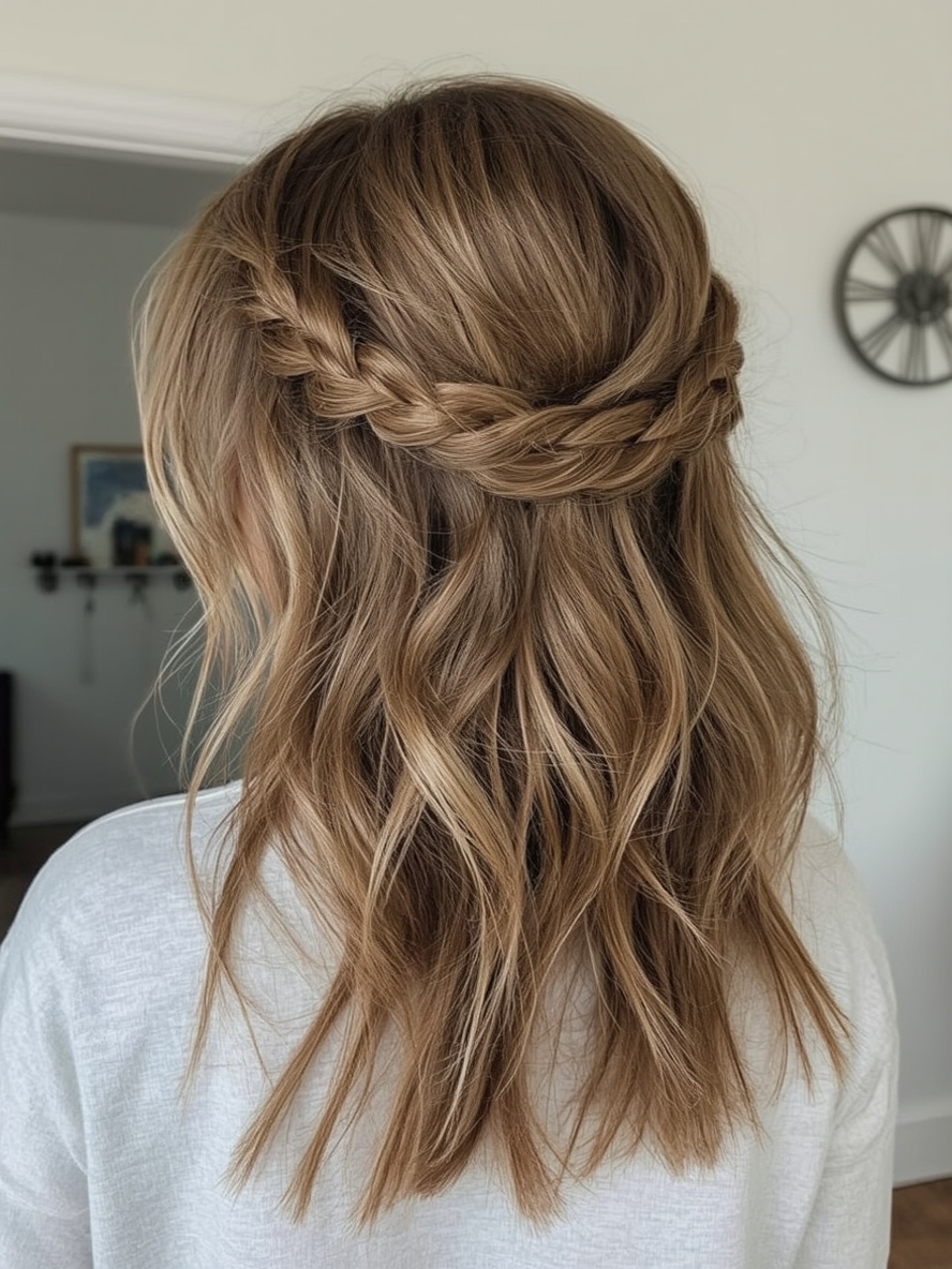 Glam Hair Loose French Braid