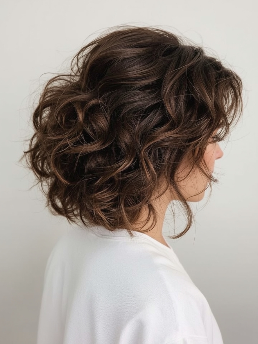 Glam Hair Pinned Back Curls