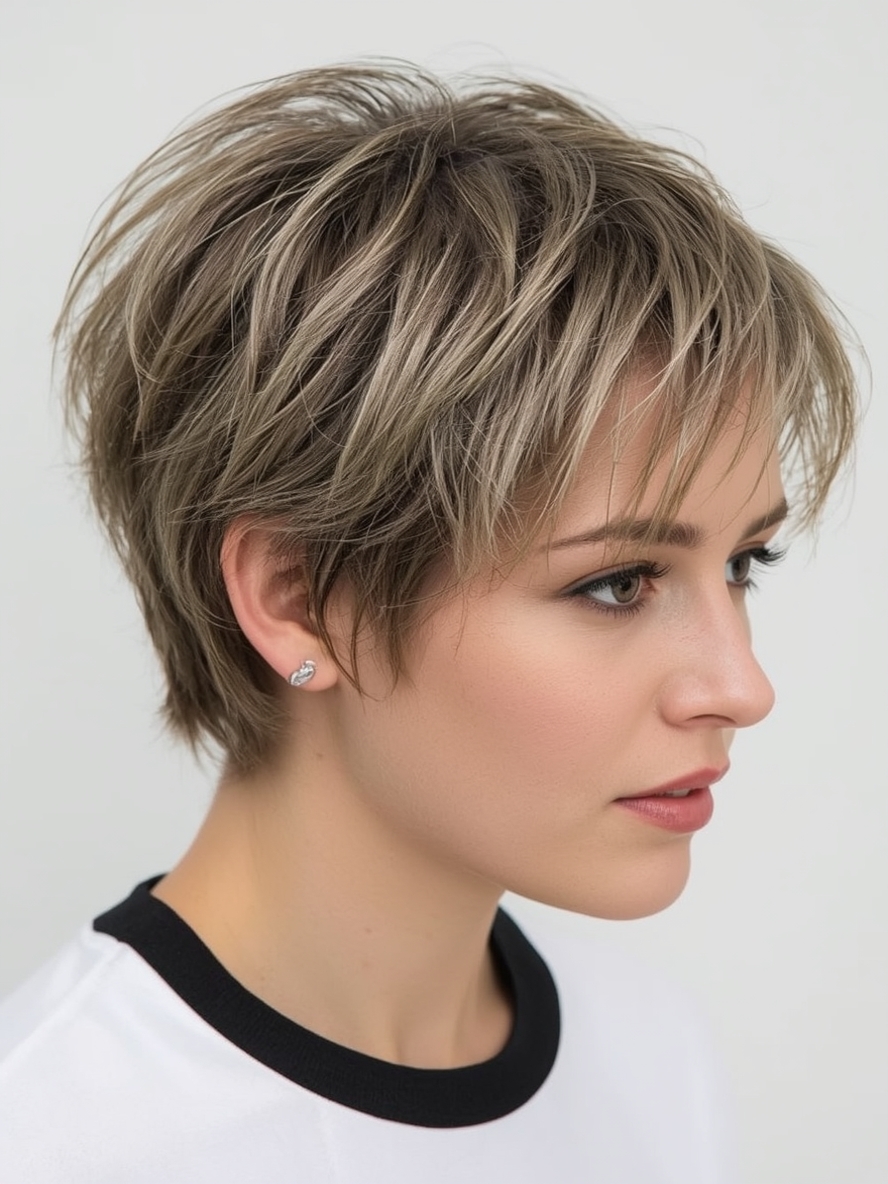 Hairstyle For Thin Fine Hair Over 50 The Textured Crop Confidence
