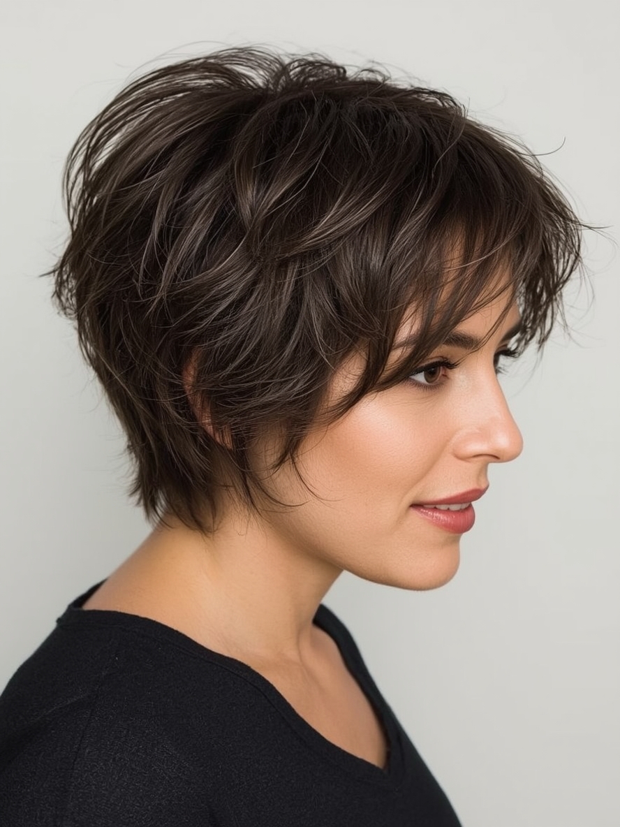 Hairstyle For Thin Fine Hair Over 50 Tousled Top Volume