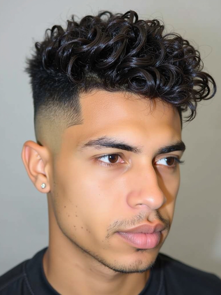 Hairstyles for Men Curly Hair The Undercut