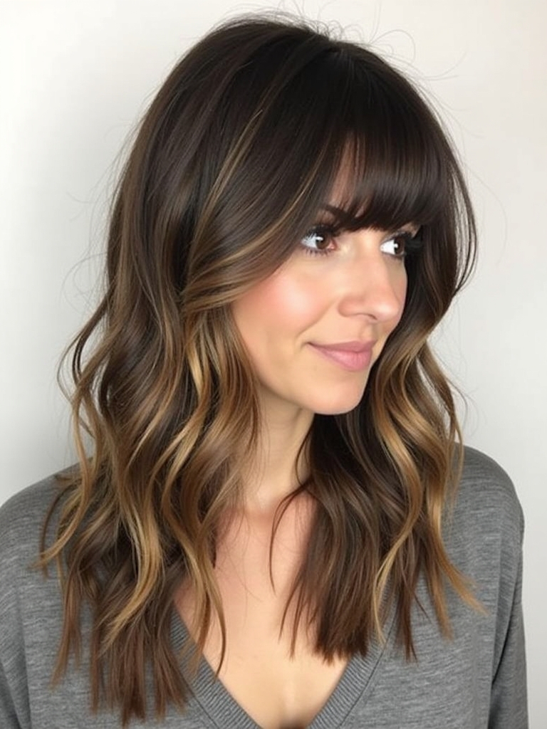 Long Haircut Ideas Long Layered Haircuts For Thick Hair Side Bangs