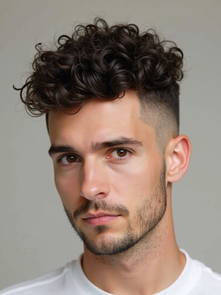 Mens Hairstyles Curly Hair The Short and Curly